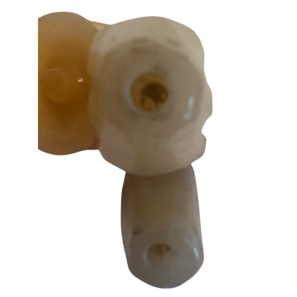 Vintage Onyx Toothpick Holder Cactus Sombrero Man Rare Siesta Decor Mexico - Picture 6 of 8